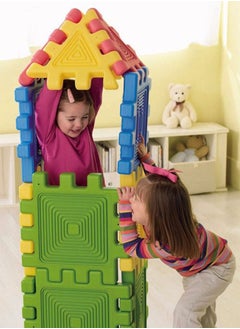 JSAITOYS 14-Piece Toddler Plastic Toy Tactile Play Tiles Building Block Set  - Image 3