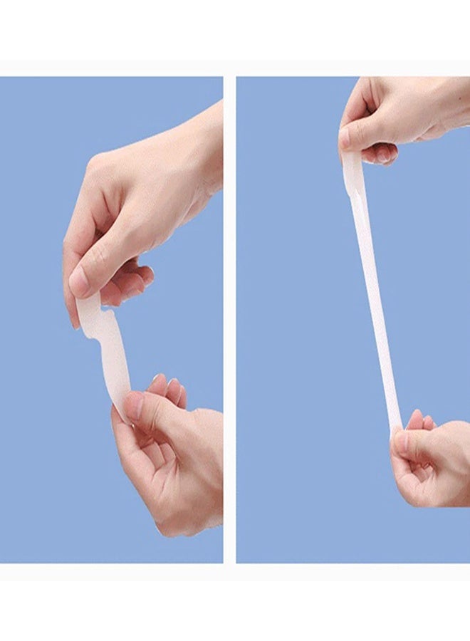 2 أزواج هلام سيليكون مصحح الصناديق ، فاصل مقاوم لمقايسة ، مصحح ورم ، واقي الرنم ، حامي وسادة الرنم للرجال للرجال أطفال (شفاف) - Image 3