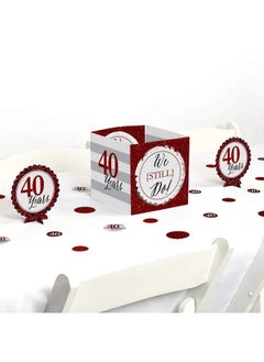 Big Dot of Happiness We Still Do 40Th Wedding Anniversary Party Centerpiece & Table Decoration Kit  - Image 1