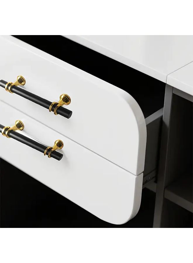 22 Pcs Matte Black Kitchen Cabinet Handles Stainless Steel Cabinet Pulls Drawer Handles With Plastic Base 16cm Center Hole Spacing Installation Screws Included - Image 4