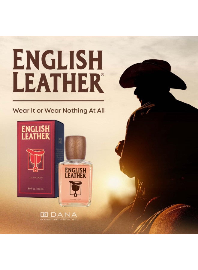 Dana English Leather Cologne for Men 8 Oz - Image 2