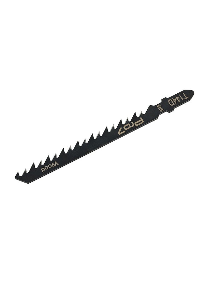 لوازم برو7 طقم ريشة أركت T144D - 5 قطع 100 مم 6 أسنان لكل إنش T-Shank - قطع سريع في الخشب - فولاذ عالي الكربون، أسنان جانبية مفرودة - لقص مستقيم وسريع.  - Image 4