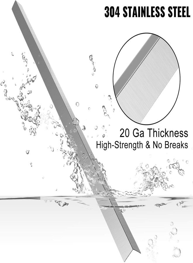 Saifix Wall Corner Guard Stainless Steel L Shape Edge Protector | SS 304 Corner Protector | 90-Degree Angle | Steel Wall Corner Protector | Pack of 4 | 2 * 2 * 48 inch - Image 2