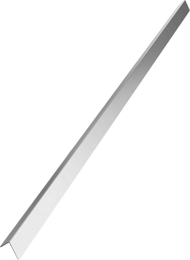 Saifix Wall Corner Guard Stainless Steel L Shape Edge Protector | SS 304 Corner Protector | 90-Degree Angle | Steel Wall Corner Protector | Pack of 4 | 2 * 2 * 48 inch - Image 1
