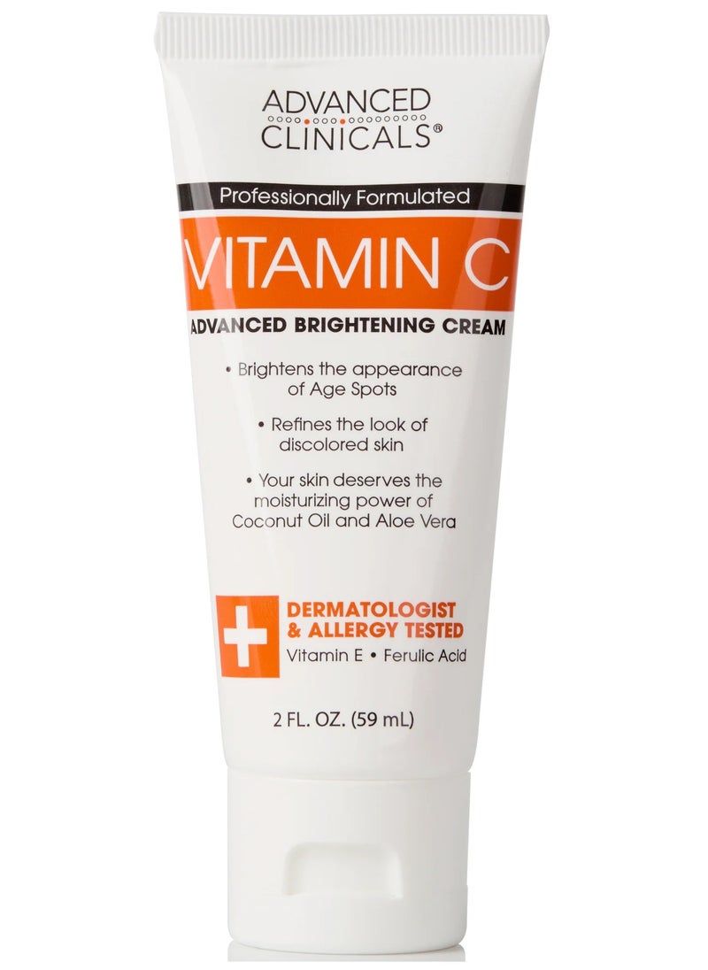 Advanced Clinicals - Advanced Clinicals Vitamin C Advanced Brightening Cream 2 fl oz (59 ml) - Image 1