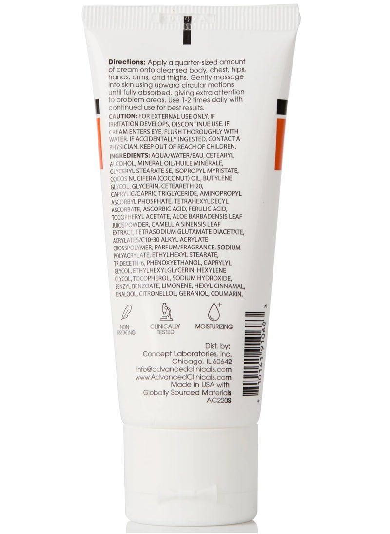 Advanced Clinicals - Advanced Clinicals Vitamin C Advanced Brightening Cream 2 fl oz (59 ml) - Image 1