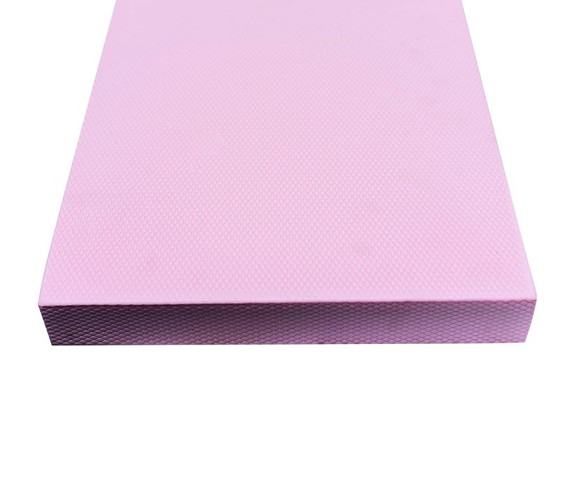 IRIS Balance Pad - Foam Large Yoga Mat Trainer for Physical Therapy, Stability Workout, Knee and Ankle Exercise, Strength Training, Rehab - Chair Cushion for Adults, Kids, and Travel (Pink) - Image 2