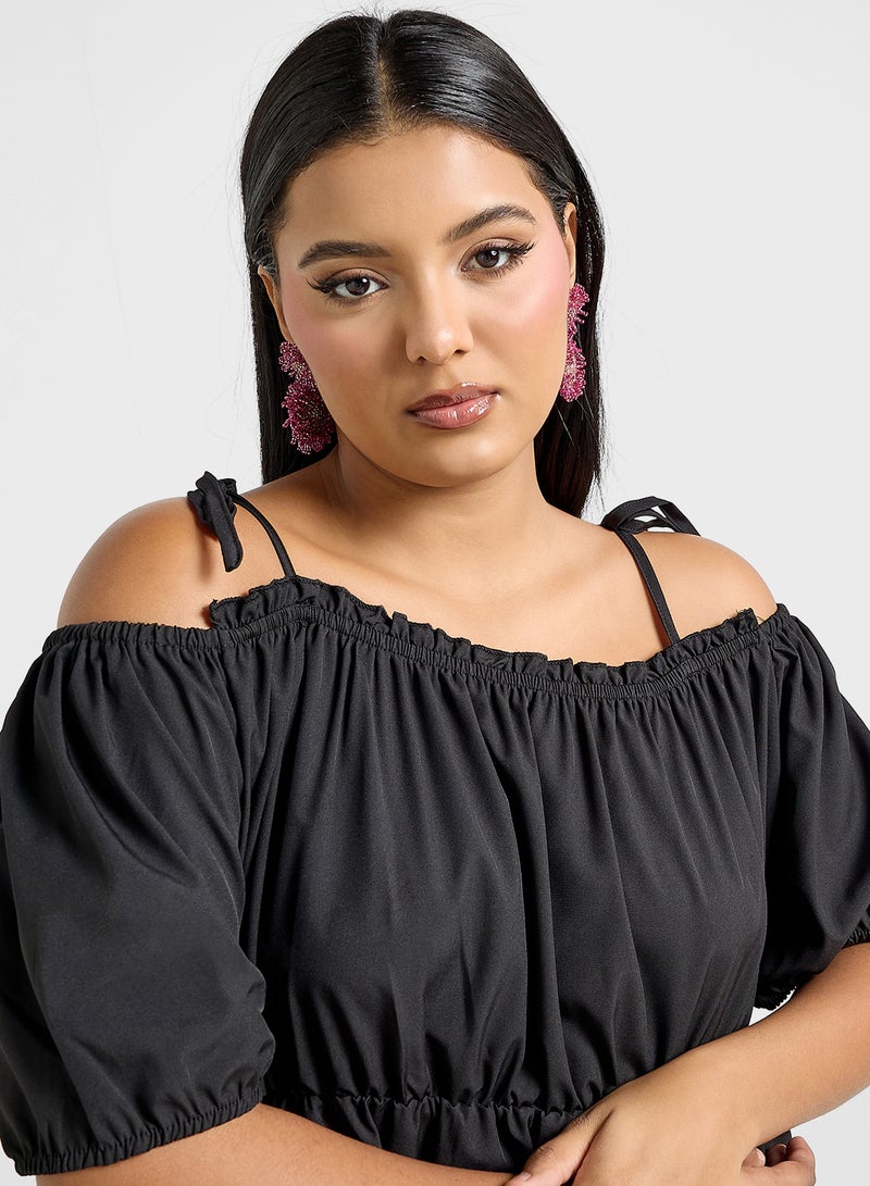 Ella Plus Off Shouldered Dress - Image 3