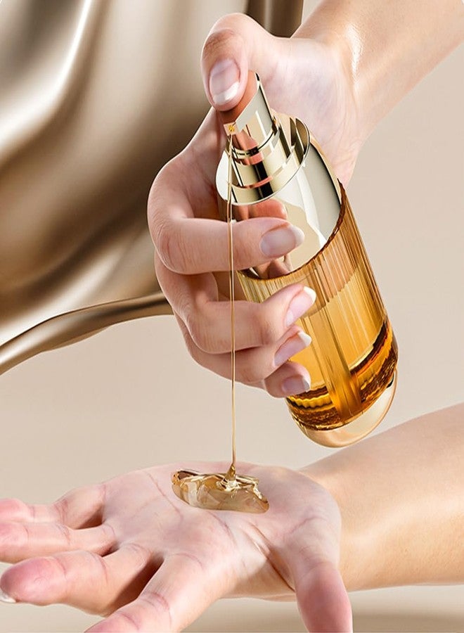 اس واي بي ال عبوتان من SYBL، سعة 60 مل (2 أونصة)، فارغتان من البلاستيك الشفاف، مزودتان بمضخة ذهبية، لتوزيع كريم الأساس، ومستحضرات التجميل، مناسبة للسفر، لحفظ المستحلبات والزيوت العطرية. - Image 4