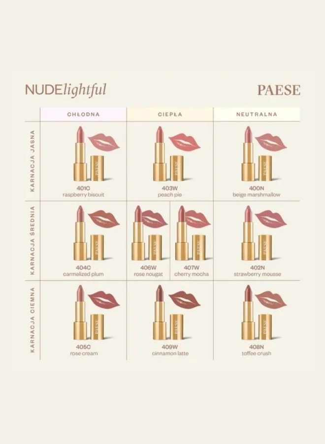 Paese  NudeLightful - 405 rose cream for Women | Best Price UAE