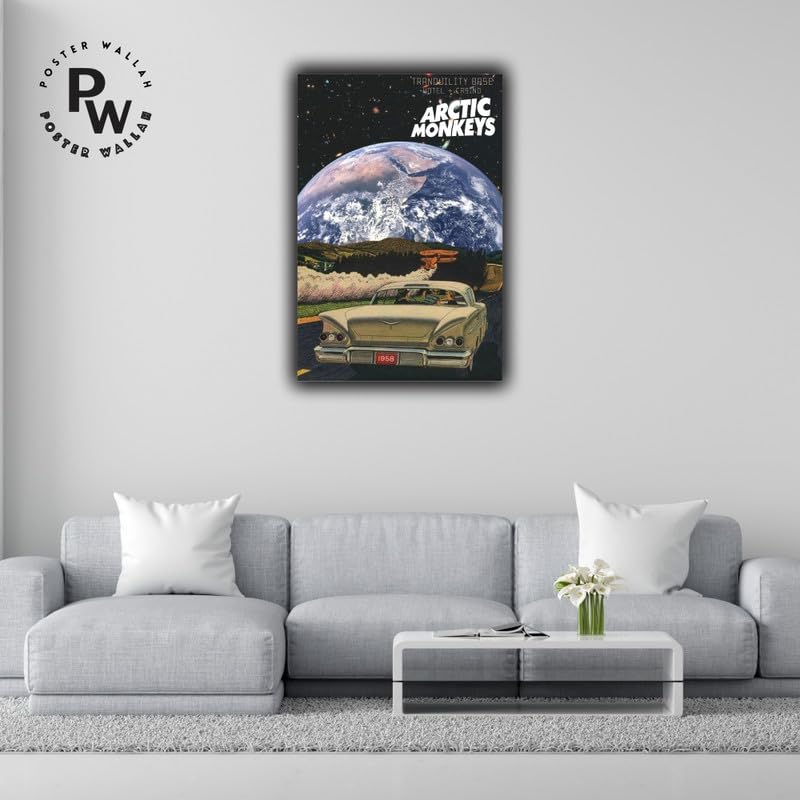 POSTER WALLAH Arctic Monkey Poster for Home Office and Student Room Wall | Aesthetic Poster | Wall Decor ARMNK9 (18X12 inch) - Image 2