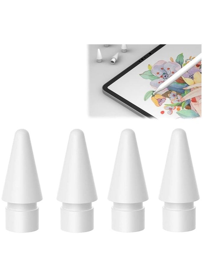 erorex Stylus Tips Compatible for iPad Pro pencil iPencil Nibs Replacement for iPad Pen 1st Gen & 2nd Generation, High Sensitivity and Support Pressure-Sensitive Operation 4 Pack  - Image 1