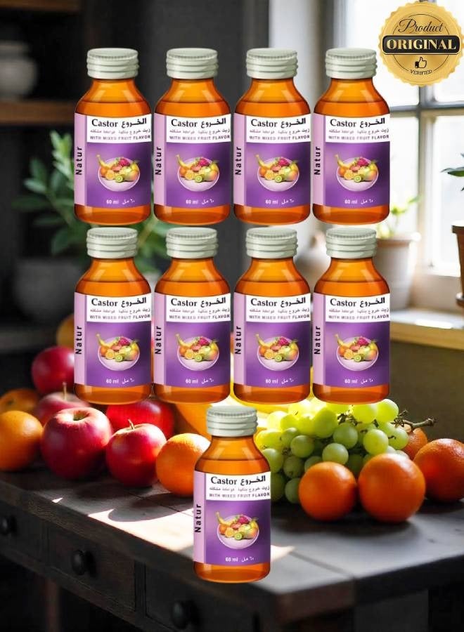 CASTORE 9 Pieces Castor Oil With Mixed Fruites Flavor 60ML - Image 1