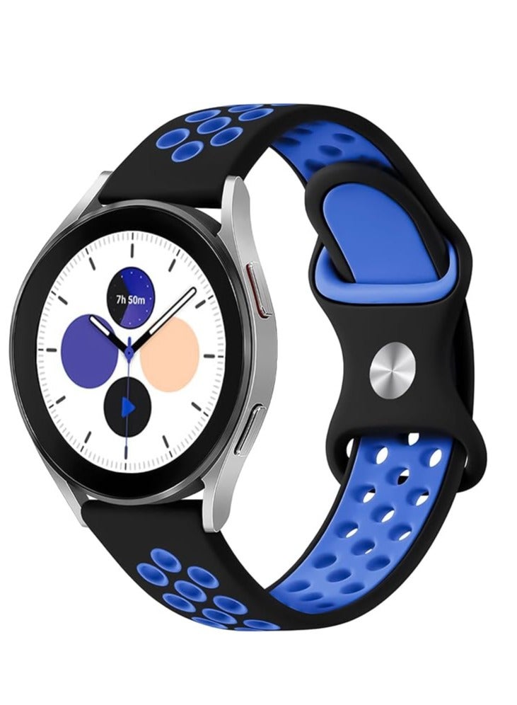 Silicone Sport Band 20MM Strap For Samsung Gear Sport/Watch 6/5/4 40mm 44mm/Watch 6 Classic 43mm 47mm/Watch 5 Pro/S2 classic/active 2 40mm 44mm/Amazfit GTS 2/2e/3/4/2 3 4 mini/Bip 3/3 Pro - Image 1