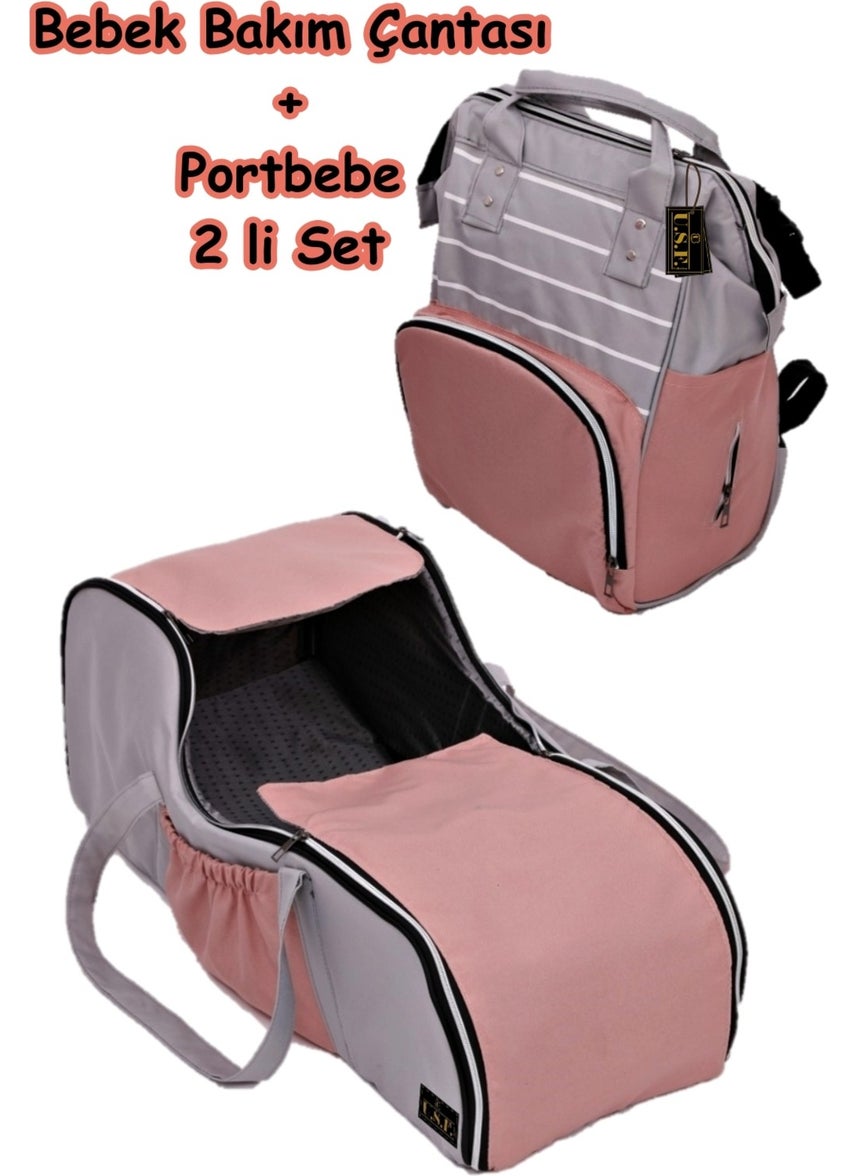 U.S.F Carrycot, Baby Carrier, Stroller + Hospital Release Mother and Baby Care Bag Set of 2  - Image 3