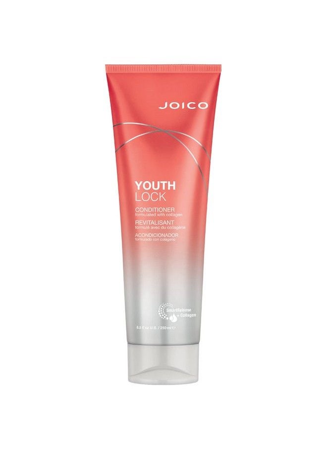 JOICO Youthlock Conditioner Formulated With Collagen | Youthful Body & Bounce | Reduce Breakage & Frizz | Soften & Detangle Hair | Boost Shine | Sulfate Free | With Arginine | 8.5 Fl Oz  - Image 2