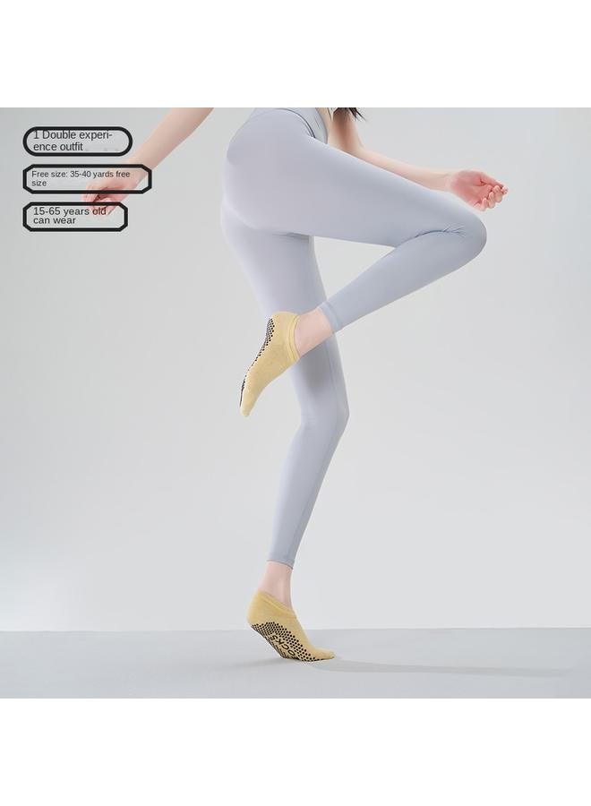 Bluejw Indoor Yoga Socks Non-slip Professional Women's 2024 New Pressure Sports Boat Socks Autumn And Winter Fitness Pilates Socks - Image 1
