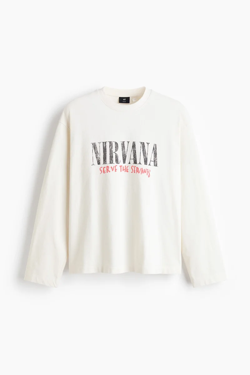 Relaxed-Fit Long-sleeved T-shirt