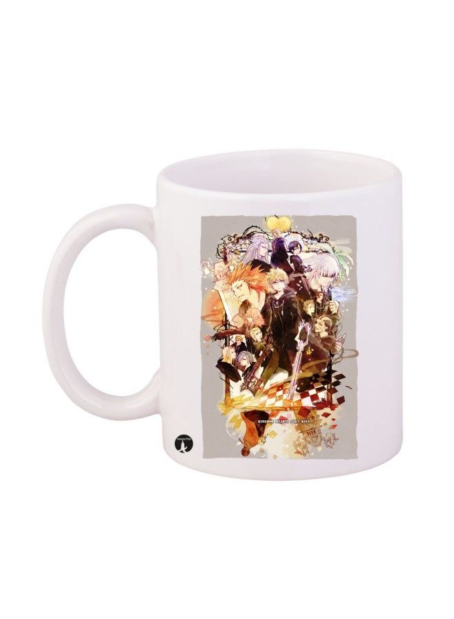 RKN Kingdom Hearts Printed Mug White/Yellow/Purple 12ounce - Image 2