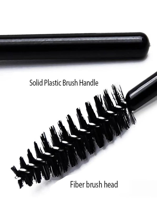BHOOLU&GOOLU Disposable Eyelash and Eyebrow Brushes - Black - (50 Pieces/Box) - Image 5