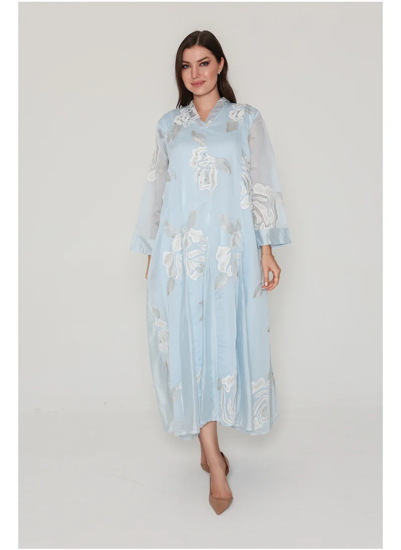 IKKXA Flowy Flower Pattern Dress