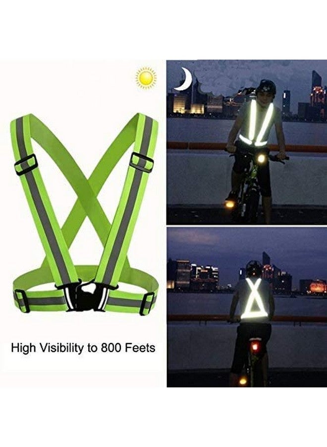 ONESWI Reflective Vest Running Gear Ultralight Runner Safety Vest High Visibility Adjustable Reflective Safety Vest For Night Cyclinghiking Joggingdog Walking (2Pcs Black) … - Image 5