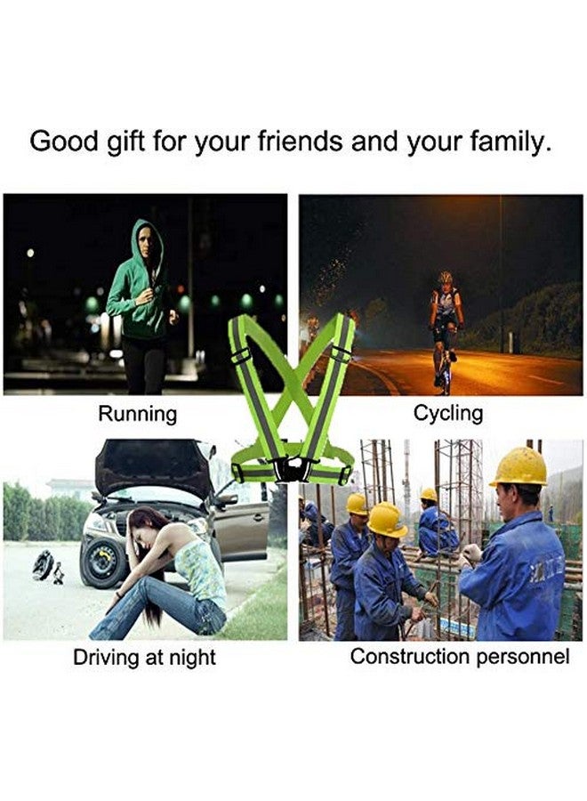 ONESWI Reflective Vest Running Gear Ultralight Runner Safety Vest High Visibility Adjustable Reflective Safety Vest For Night Cyclinghiking Joggingdog Walking (2Pcs Black) … - Image 4