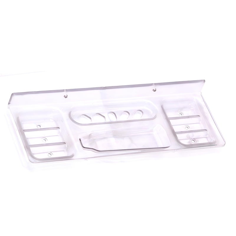 NEW WARE Unbreakable ABS 4 in 1 Soap case/Toothbrush Holder/Paste Holder Bathroom Organizer Stand Shelf Tray Multi Wall Mounted | Bathroom Accessories