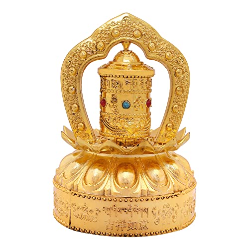 VOILA Revolving Rotating Tibetan Buddhist Lotus Design Solar Plain for Car Dashboard - Image 5