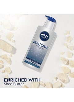 NIVEA MEN NIVEA MEN Breathable Body Lotion, 48-Hour Hydrating Lotion for Men with Breathable Skin Technology, Shea Butter, Vitamin C and Vitamin E, 13.5 Fl Oz Bottle  - Image 5