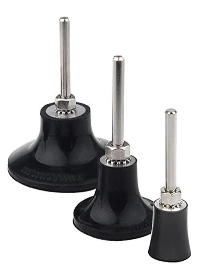 ياكاموز حامل وسادات أقراص الصنفرة من Yakamoz، مقاس 1 و2 و3 بوصات، مع قفل أسطواني سريع التغيير، وحامل أقراص الصنفرة، ومثقاب كهربائي، وملحق محول الصنفرة للصنفرة والتلميع والطحن - Image 2