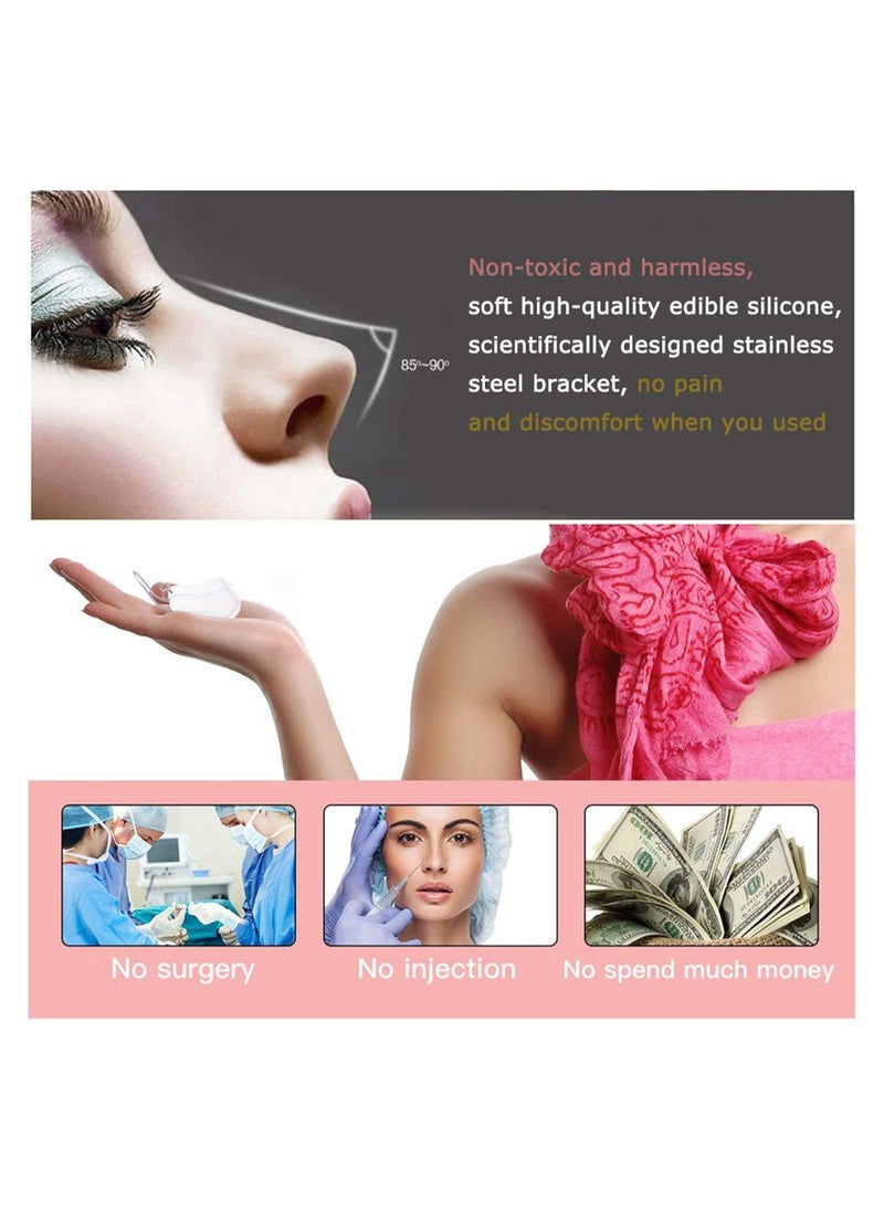SYOSI Nose Shaper Lifter Clip Beauty Up Lifting Soft Safety Silicone Rhinoplasty Bridge Straightener Corrector Slimming Device Pain Free High Up Tool  - Image 3