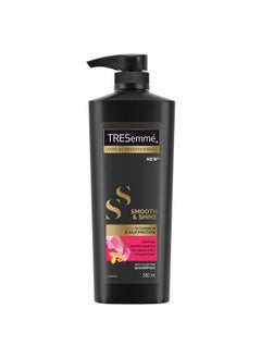 Tresemme Smooth & Shine Shampoo 580 Ml With Biotin & Silk Proteins For Silky Smooth Hair Moisturises Dry & Frizzy Hair For Men & Women  - Image 1