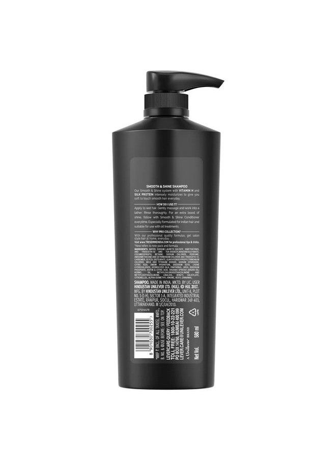 Tresemme Smooth & Shine Shampoo 580 Ml With Biotin & Silk Proteins For Silky Smooth Hair Moisturises Dry & Frizzy Hair For Men & Women  - Image 3