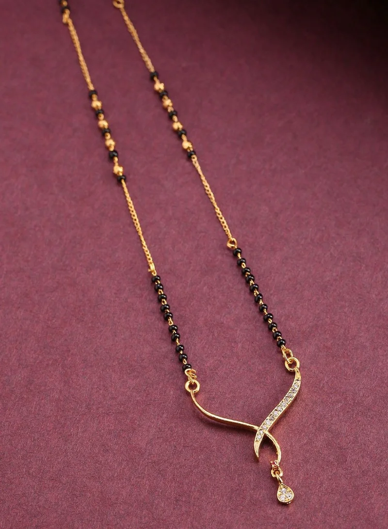 Priyaasi Studded and Beaded Mangalsutra
