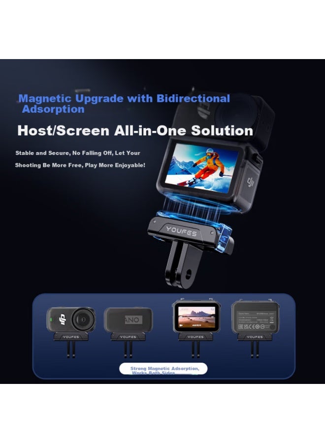Youfes Yangfeisi Dji Nano Quick Release Adapter Magnetic Tripod Quick Release Base Cycling Dji Osmo Sports Camera Gimbal Base Adapter Bracket - Image 2