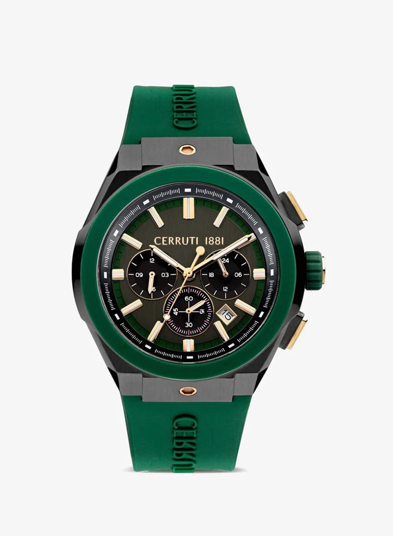 Cerruti 1881 Watch for Men with Black Dial in 55 MM