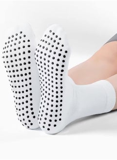 Beauenty 3 Pairs Grip Socks Football Men Women Anti Slip Sports Grip Socks Breathable Anti Blister Rubber Pads Non Slip Basketball Socks Athletic Grippy Socks For Soccer Running Hiking Boxing Rugby  - Image 2