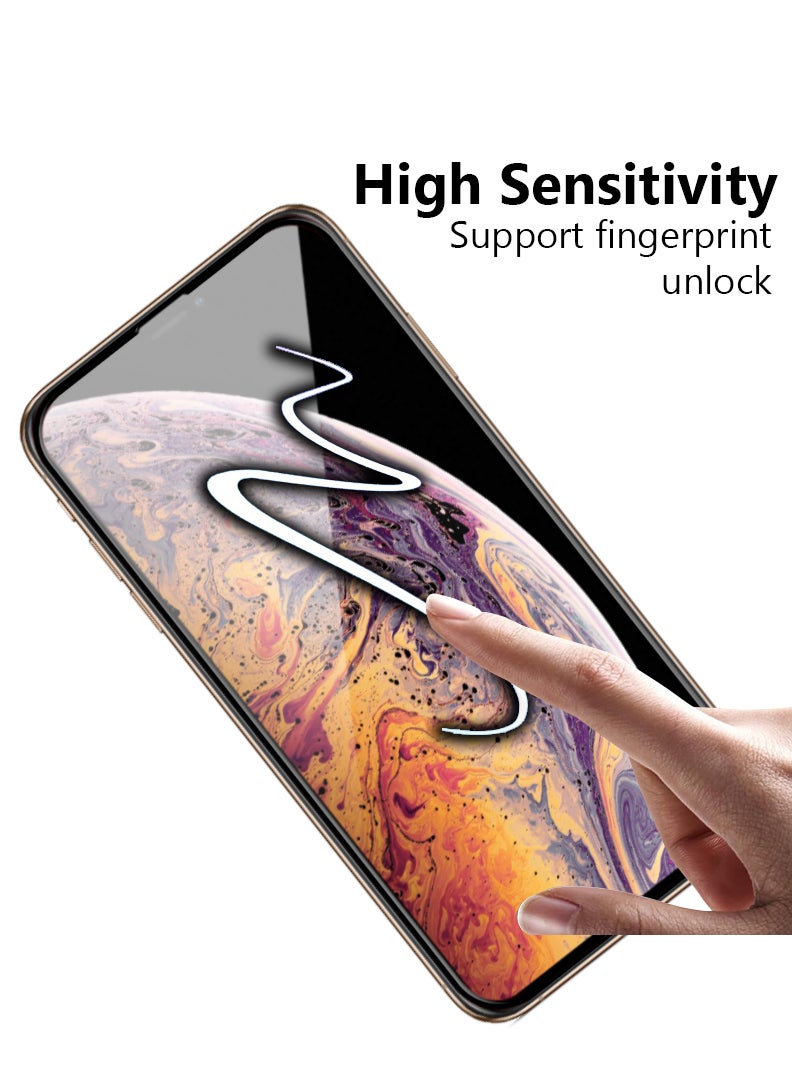 Case Up Screen Protector For Apple iPhone X/ XS 5.8 Inch 9H Hardness Tempered Glass Film, Bubble Free Easy Installation, Full Coverage, Anti Scratch And Touch Sensitive - Image 5