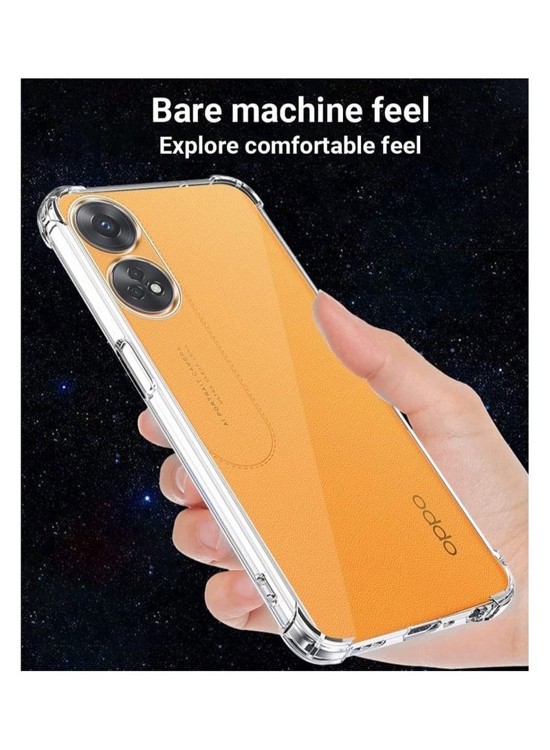 IAF ANTI-SHOCK CLEAR TPU BUMPER CASE COVER FOR OPPO RENO 8T 5G - Image 2