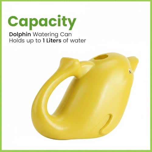 Bianco Premium Plastic Watering Can for Plants (Yellow) (1.5 litres) - Image 2