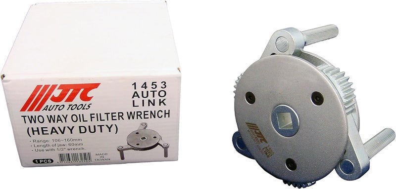 JTC 1453 2-Way Oil Filter Wrench (Heavy Duty) 106-160mm - Image 2