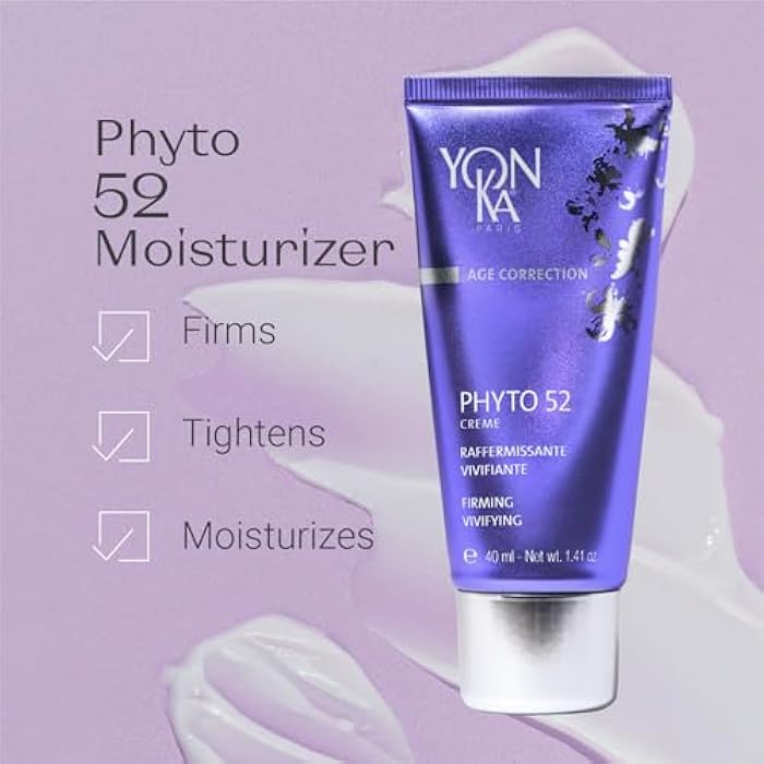 Yonka Yon-Ka Phyto 52 Skin Firming Cream | Anti-Aging Facial Moisturizer and Night Creme | Tighten Skin and Reduce the Look of Pores with Vitamin E | Paraben-Free | 1.41 oz - Image 2