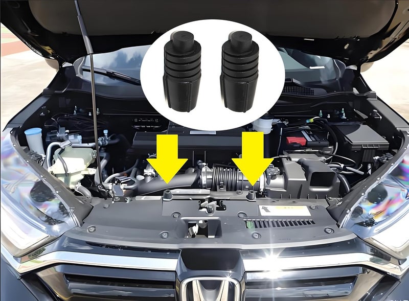 UTMEKUKI Hood Stops Bumpers Rubber - Hood Stops Cushion for Honda CIVIC ACCORD SPIRIOR Hood Stops Rubber General Standard Stops Bumper Fit Cushion Stoppers Damping Rubber Pad-2PCS Durable versatile substance - Image 2