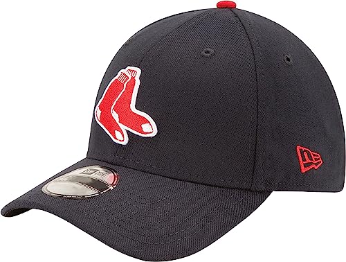 New Era Unisex-Adult MLB The League 9FORTY Alternate Primary Logo Adjustable Hat Cap One Size Fits All - Boston Red Sox Navy - Image 1