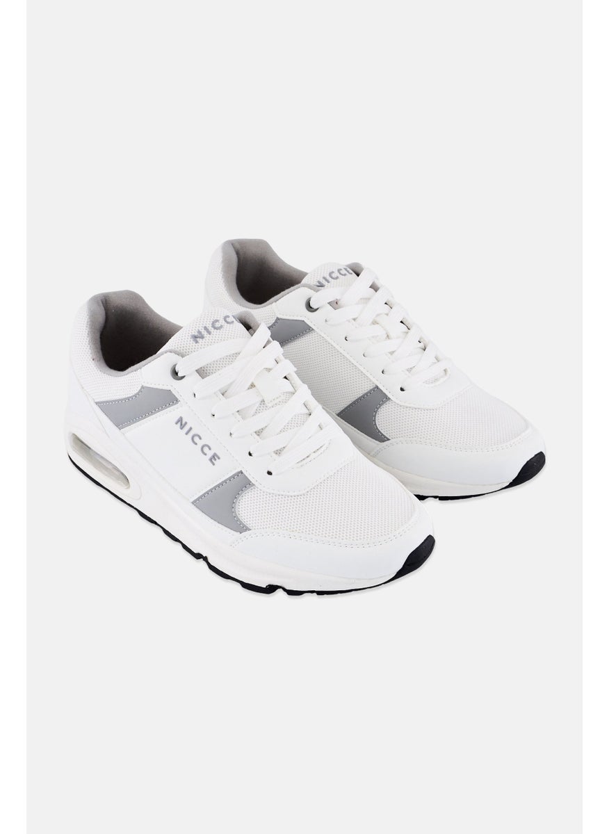 Nicce - Men Pavani Lace Up Training Shoes, White - Image 1