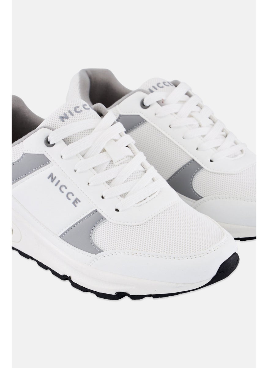 Nicce - Men Pavani Lace Up Training Shoes, White - Image 1