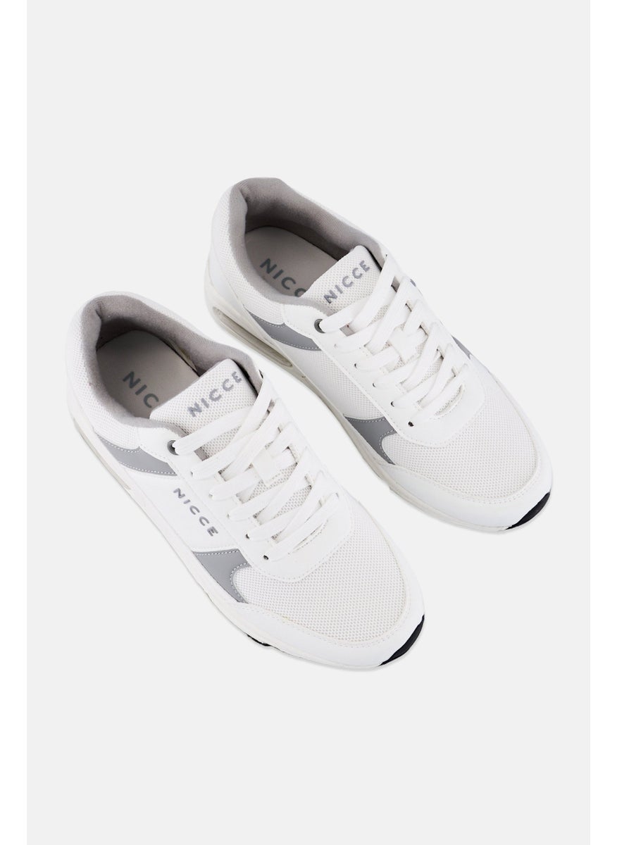 Nicce - Men Pavani Lace Up Training Shoes, White - Image 1
