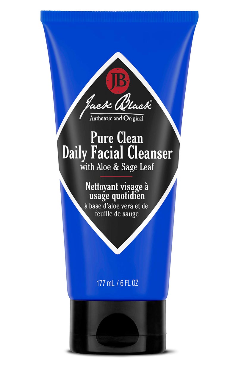 Jack Black Pure Clean Daily Facial Cleanser for Men  Mens Face Wash Jack Black Face Wash Mens Face Wash for Men Face Cleanser for Men 2in1 Mens Facial Cleanser  Toner Gifts for Men 6 Fl Oz