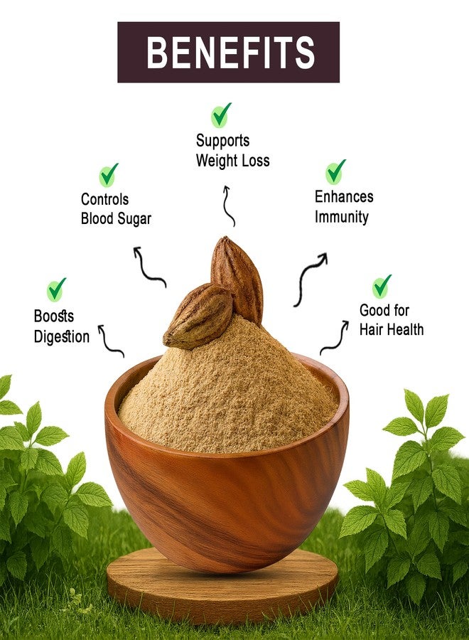 Brijbooti Organic Harad Powder (350g) | Haritaki Powder for Digestion, Detox & Skin | Reduces Dark Circles | Kadukkai | Karakkaya | Terminalia Chebula - Image 3
